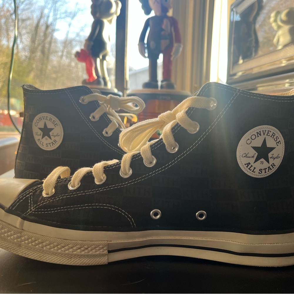 Kith X Converse Chuck 70 'Black Monogram'